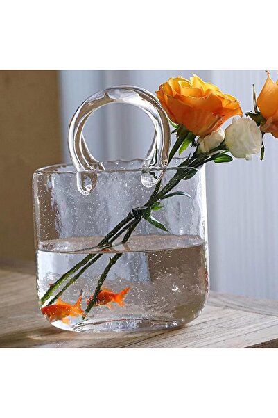 Generic Shape Clear Vase | Glass Vases Fish Bowl Handmade Flower Vase, Shape Flower Vase, Unique Fish Tank F