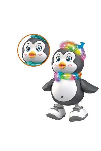 Ziante Interactive Dancing Penguin with Light, Sound and Movement – Educational Robot, 21 x 16.5 x 11 cm