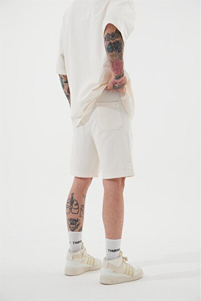 Machinist Men's Relaxed Shorts Optical White