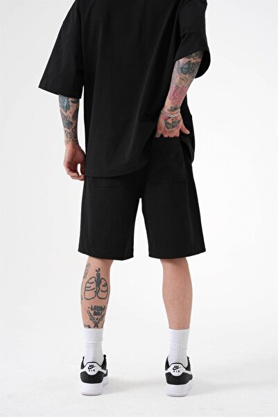 Machinist Men's Premium Basic Cotton Shorts Black