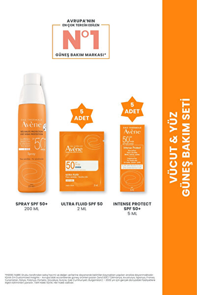 Avene Vücut & Yüz Güneş Bakım Seti (Ulra Fluid Losyon + Güneş Kremi) Hediyeli