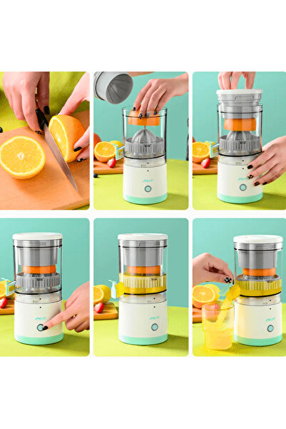 OferteTop Electric, Portable and Rechargeable Fruit Juicer