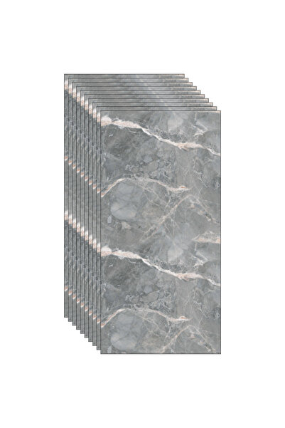 SDEPOT Set of 20 S DEPOT® wallpaper tiles, 2mm thickness, dimensions 30x60cm, marble imitation, gray