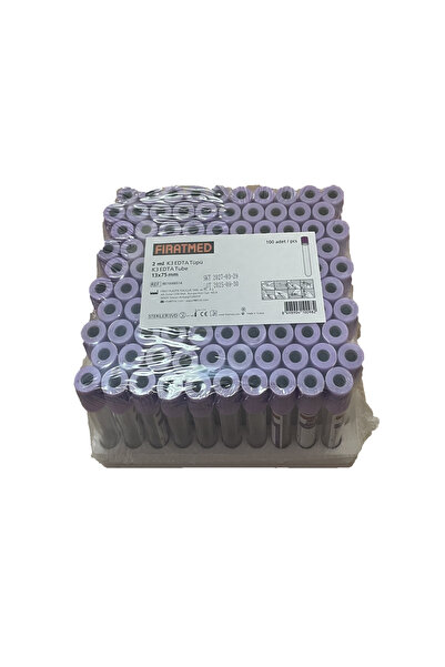 Fıratmed Fırat Med 2.0 ML 13*75 MM HEMOGRAM TÜP 100 ADET