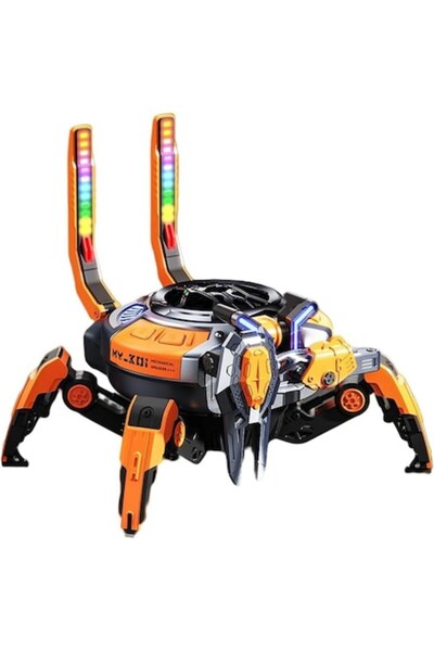 Xo Wireless Speaker F52 'Crab' - 2500mAh, Bluetooth 5.0, RGB LED - Orange