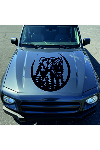 StickITsibiu Howling at the moon – Autocolant Auto 4×4 Off-Road – Dimensiuni ...