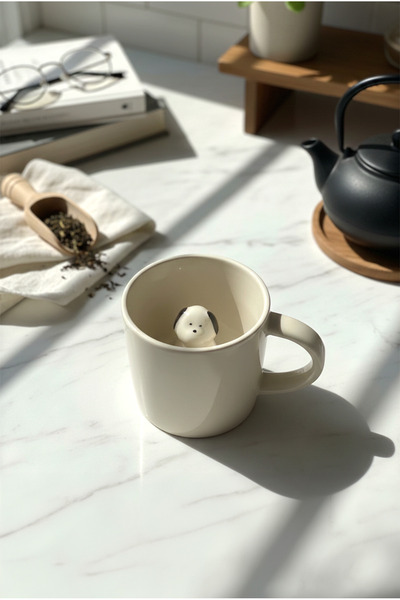 FH finehome Elly Köpek Figürlü Fincan