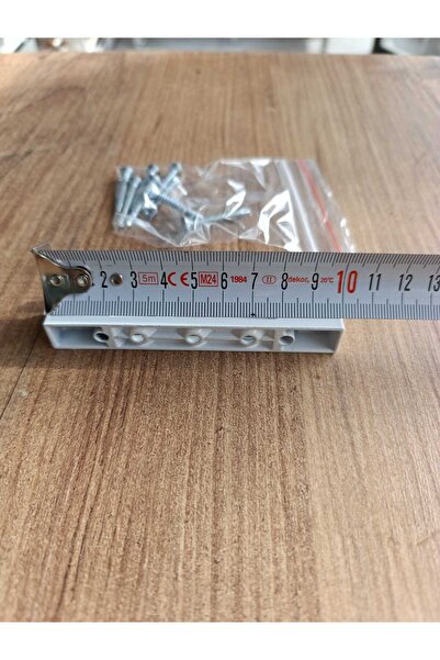 SAĞLAMYAPI Sturdy Structure Pvc Door Hinge Metal 100mm White