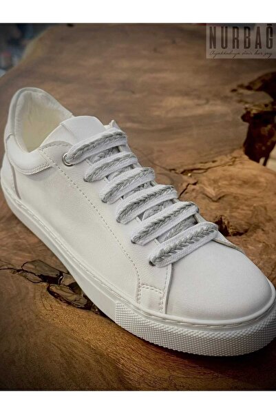 NURBAĞ DOKUMA Green White 100 cm Hair Braiding Tie