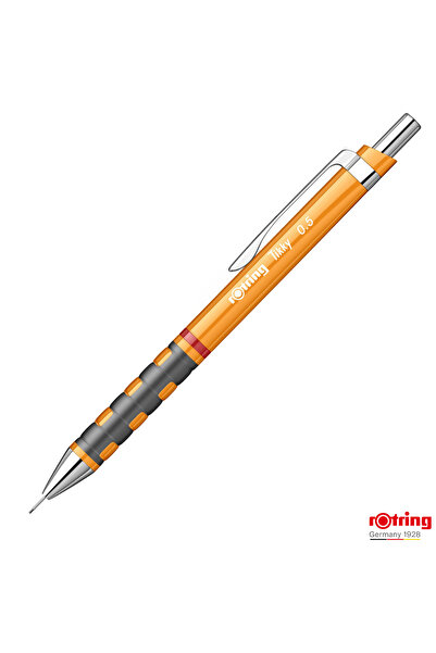 Rotring Mechanical Pencil 0.5mm for Writing, Drawing and Office, with Orange Design