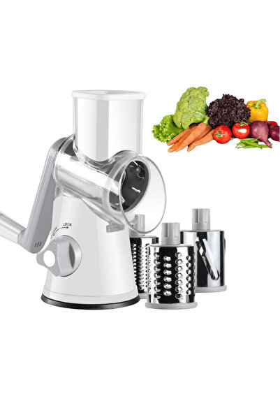 OferteTop 3-in-1 Grater for Vegetables, Fruits, Nuts, Almonds, Etc. (Original Version)