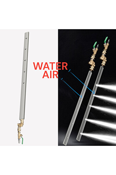 OEM Dual-use radiator cleaning device with water/air jet, compatible with air compressors