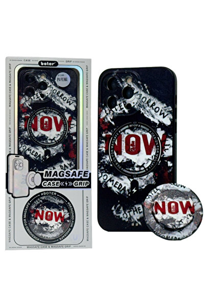 Apple Калъф Boter за iPhone 14 Pro, магнитен MagCase + PopGrip, модел #B