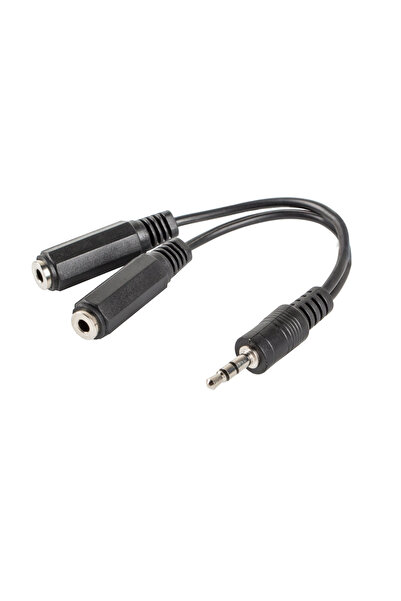 Lanberg Adaptor splitter audio stereo mufă 3.5 mm 3 pini tata la 2 x mufă 3.5...