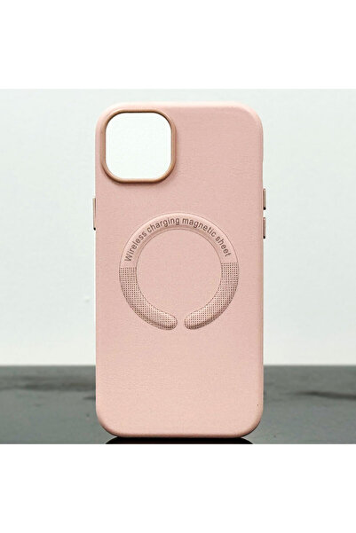 Apple Кейс Kraft за iPhone 14 Pro Max, с MagSafe, - кожа, кремав