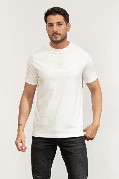 Karl Lagerfeld Crewneck Erkek Bisiklet Yaka T-Shirt Kırmızı