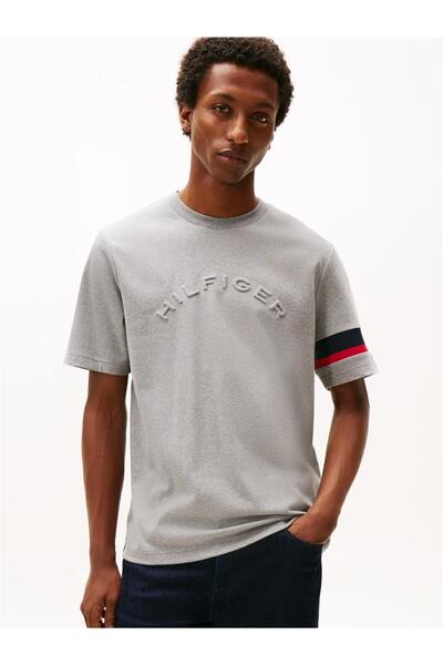 Tommy Hilfiger Rwb Insert Tee Erkek Bisiklet Yaka T-Shirt