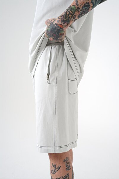 Machinist Men's Premium Sewing Oversized Shorts Space Gray