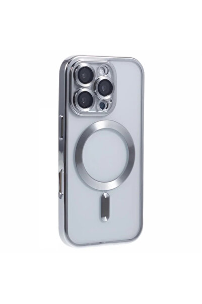 Apple Калъф за iPhone 16 Pro Max - силиконов с MagSafe, тънък, прозрачен | Ср...