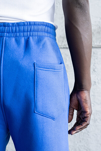 Machinist Ανδρικό φαρδύ παντελόνι με λεπτομέρεια ραφής ανοιχτό μπλε