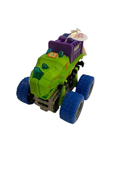 Anne&Bebek Dinosaur Cars with Sound, Lights and Slip and Slip