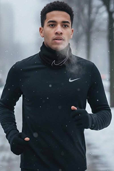 Nike Siyah Boyunluk Yüz Koruyucu Unisex Sporcu Buff Koşu Bisiklet Outdoor Boy...