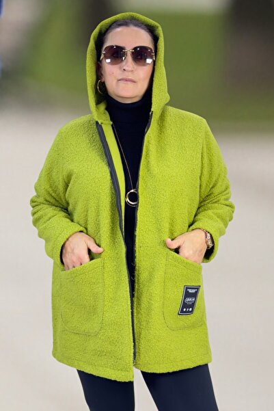 yagmurberen Original Italian Fabric Ka Hooded Epl Large Size Sweat Buklet Jacket