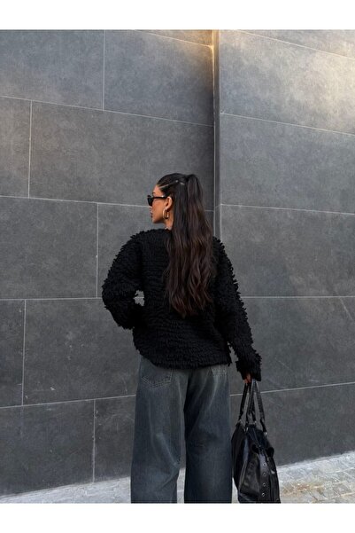 Paraf style Buklet Doku Ecru Winter Knitwear Sweater