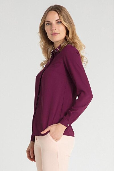 PERA MODA Shirt with Beaded Collar