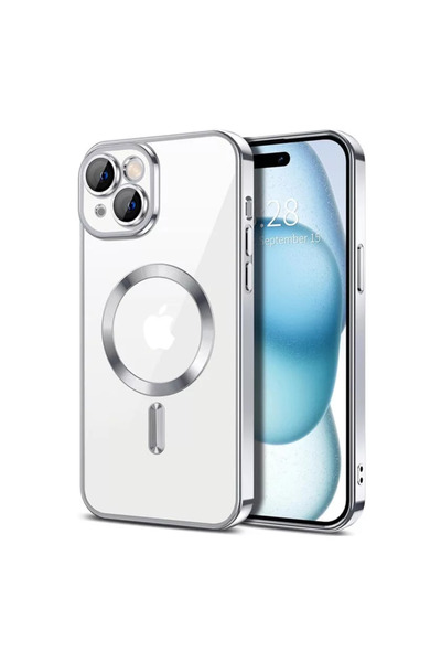 Apple Plating Case for iPhone 12 Pro Max - silicone with MagSafe, Slim, Trans...