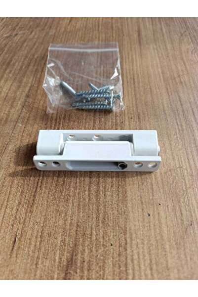 SAĞLAMYAPI Sturdy Structure Pvc Door Hinge Metal 90mm White
