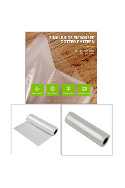 ESPERANZA Roll of embossed vacuum bags, 22 x 600 cm, BPA-free, resistant, thickness 100 μm / 330 μm