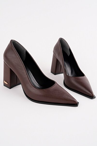 BAHRİNA Pantofi de damă cu toc gros