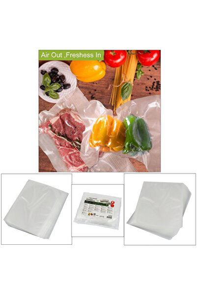 ESPERANZA Set of 50 embossed vacuum bags, 20 x 25 cm, BPA-free, durable, thickness 100 μm / 330 μm