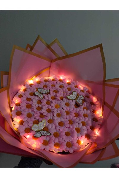 YD HOBİ Pembe Papatya Buketi