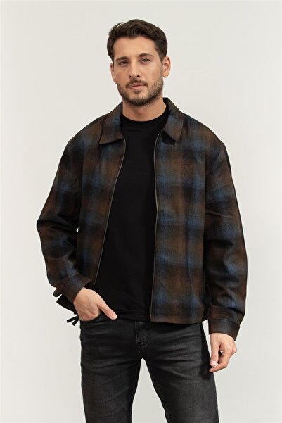 Calvin Klein Ls Yd Wool Flannel Fz Erkek Mont