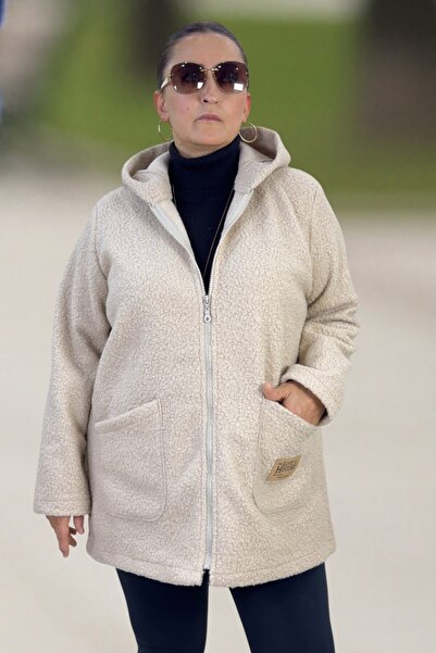 yagmurberen Original Italian Fabric Ka Hooded Epl Large Size Sweat Buklet Jacket