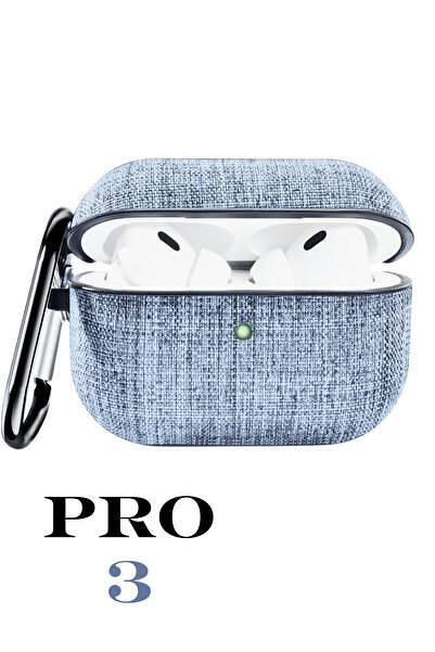 PSGT Airpods Nesil Pro3 Uyumlu Jean plastik kılıf Kapak Arka Koruma Kabı Koru...