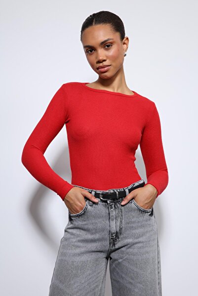 Antioch Red Basic Long Sleeve T-Shirt