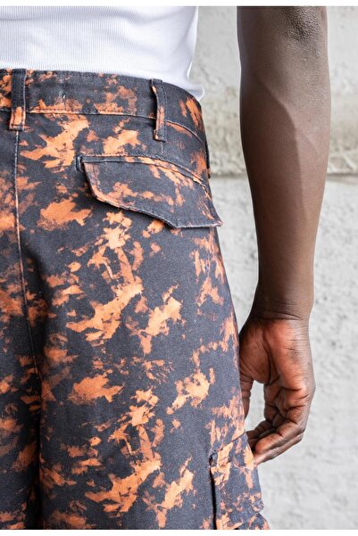 Machinist Ανδρικό παντελόνι Cargo με σχέδιο πορτοκαλί