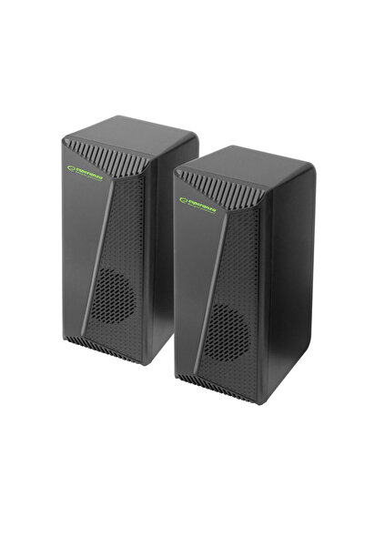 ESPERANZA EGS106 stereo speakers, 2.0, 6W, 3.5mm jack connection, USB power supply, Rainbow