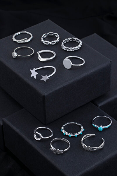 Sortie Aksesuar مجموعة من 12 قطعة من النماذج المتنوعة ذات الأشكال المختلطة مع...