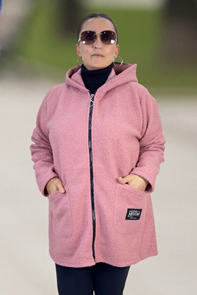 yagmurberen Original Italian Fabric Ka Hooded Epl Large Size Sweat Buklet Jacket