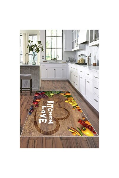 OEM Kitchen Rug, Spice Pattern, Non-slip 80 x 150 cm