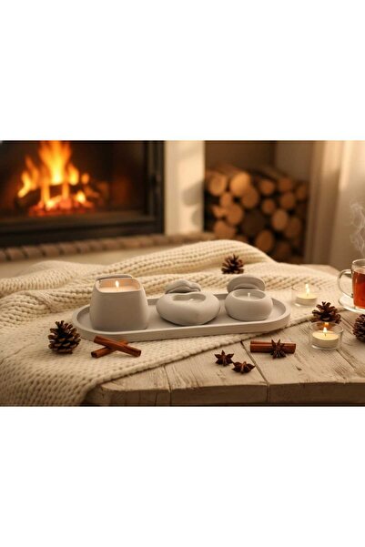 Moodie&Moody Dekoratif Tepside Özel Tasarım Nordic Minimalizm: El Yapımı Arom...