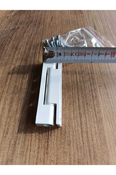 SAĞLAMYAPI Sturdy Structure Pvc Door Hinge Metal 100mm White