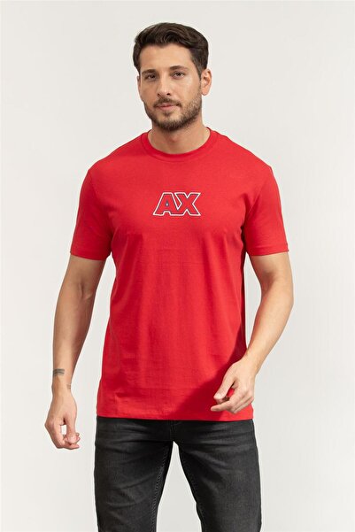 Armani Exchange Erkek Bisiklet Yaka T-Shirt Çok Renkli