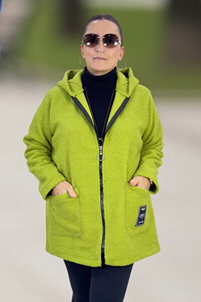 yagmurberen Original Italian Fabric Ka Hooded Epl Large Size Sweat Buklet Jacket