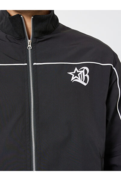 Take Two By Styli Men Zip-Up Piping Jacket and Pants Co-Ords