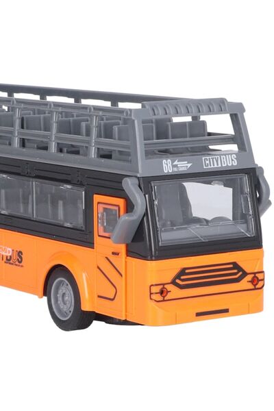 OEM City Bus with Remote Control – Large Model 28 cm, Lights, R/C Control – Toy for Children 3+